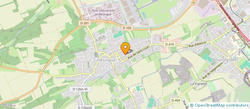 localisation de l'entreprise SCI MARIPOSA  HESINGUE