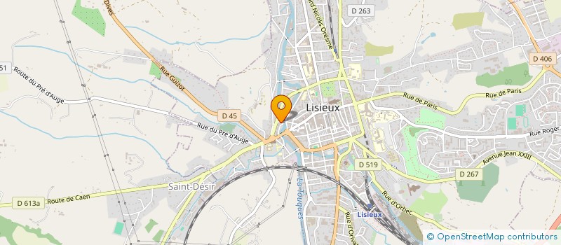 localisation de l'entreprise SCI MARIS à LISIEUX