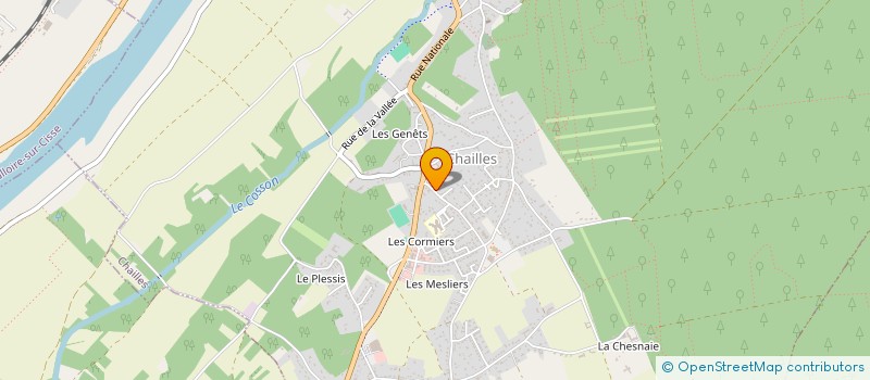 localisation de l'entreprise SCI MARISA à CELLETTES