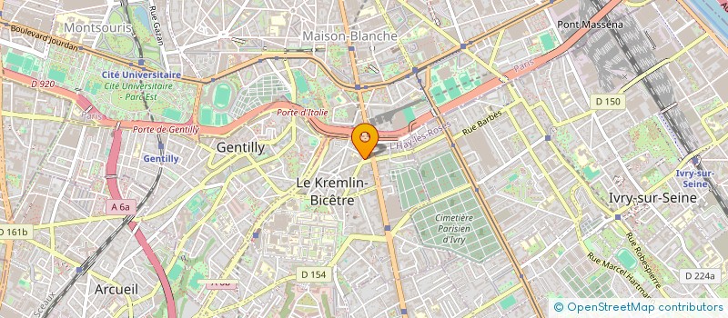 localisation de l'entreprise SCI MARISA  LE KREMLIN-BICETRE