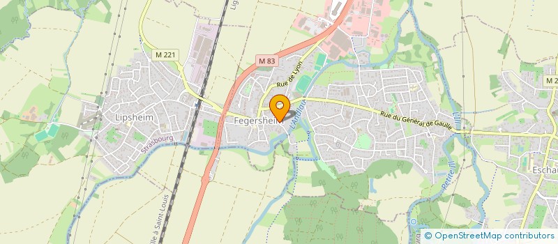 localisation de l'entreprise SCI MARISA  FEGERSHEIM