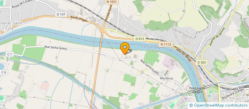 localisation de l'entreprise SCI MARISA  LE PASSAGE