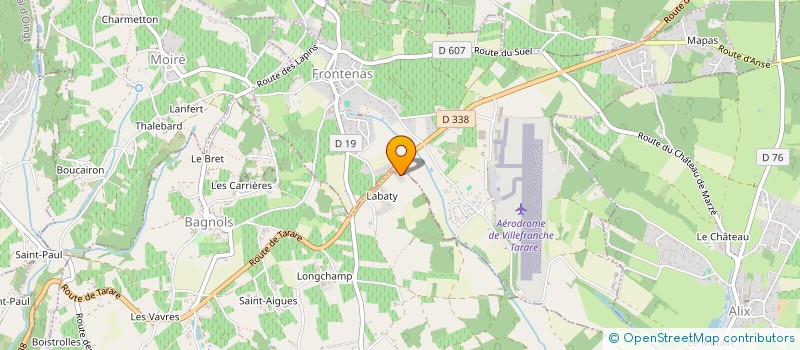 localisation de l'entreprise SCI MARISA  BAGNOLS