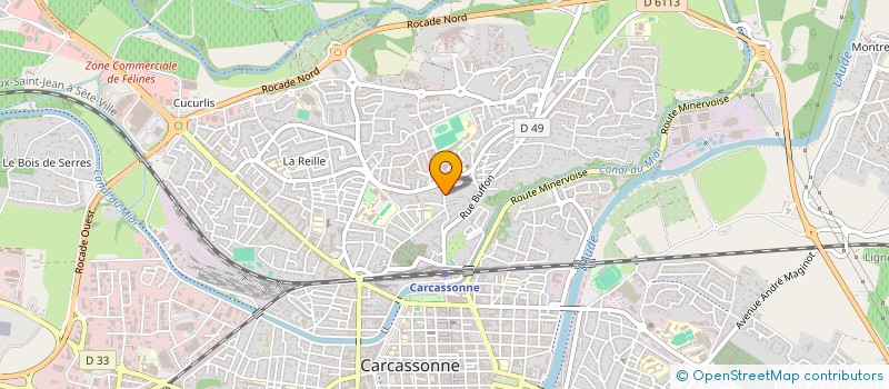 localisation de l'entreprise SCI MARISAGEN à CARCASSONNE