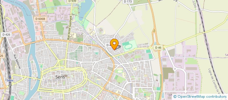 localisation de l'entreprise SCI MARISEVE à SENS