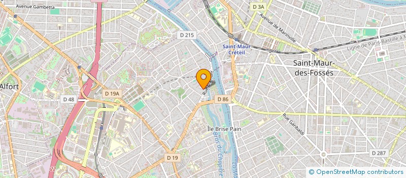 localisation de l'entreprise SCI MARISUD à CRETEIL