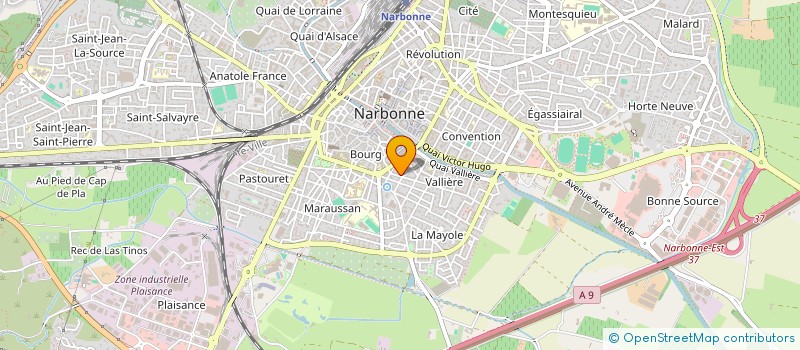localisation de l'entreprise SCI MARISYLVAE à NARBONNE