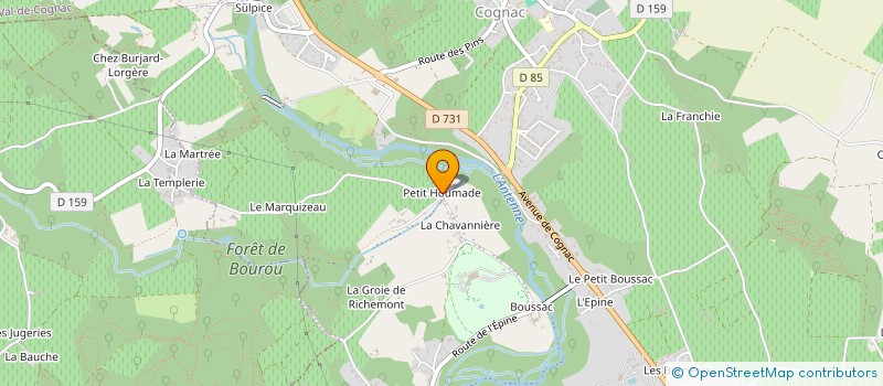 localisation de l'entreprise SCI MARITHEC  VAL-DE-COGNAC