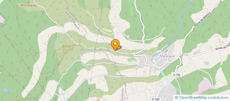 localisation de l'entreprise SCI MARITHI  MEYREUIL