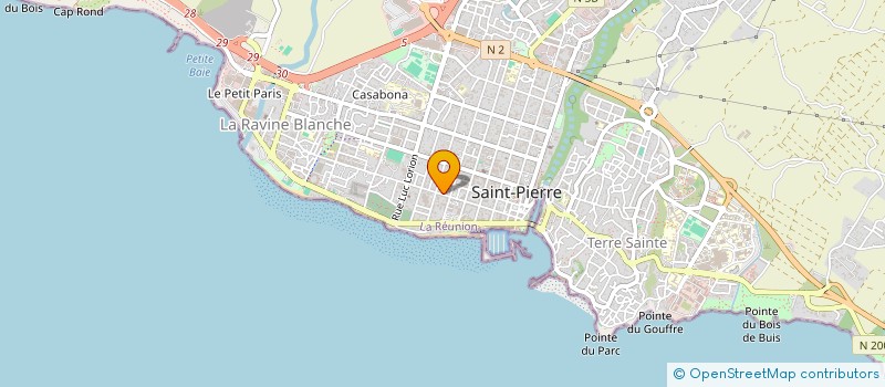 localisation de l'entreprise SCI MARITIM SUD à SAINT-PIERRE
