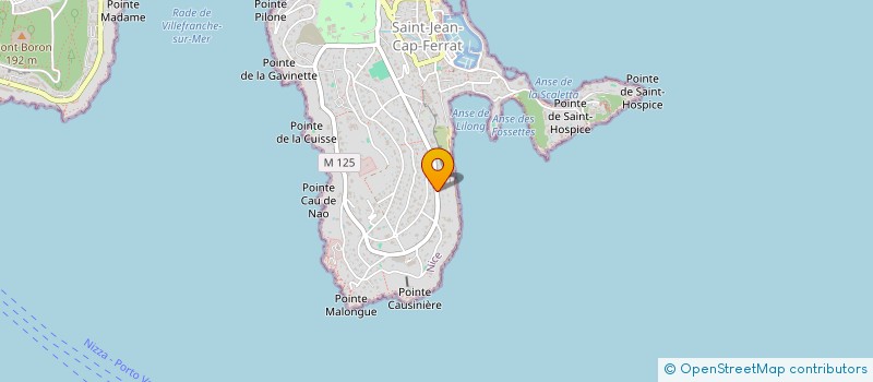 localisation de l'entreprise SCI MARITIME à SAINT-JEAN-CAP-FERRAT