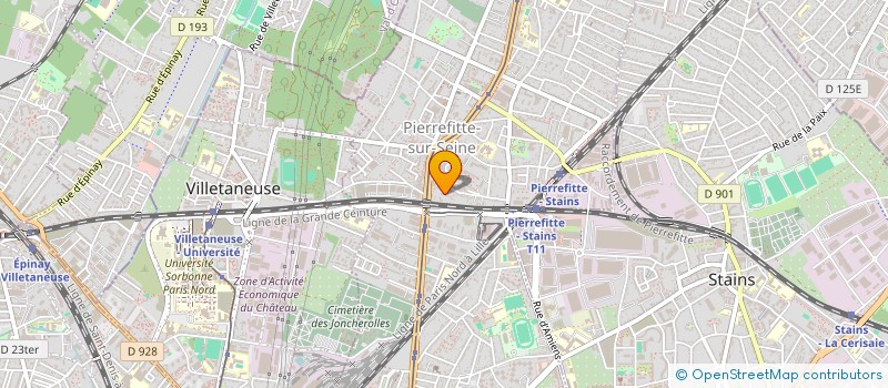 localisation de l'entreprise SCI MARITOUNE IMMO à PIERREFITTE-SUR-SEINE