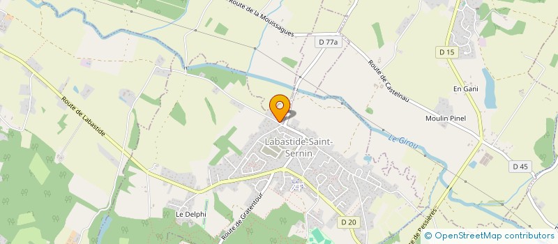 localisation de l'entreprise SCI MARIUCKA  LABASTIDE-SAINT-SERNIN