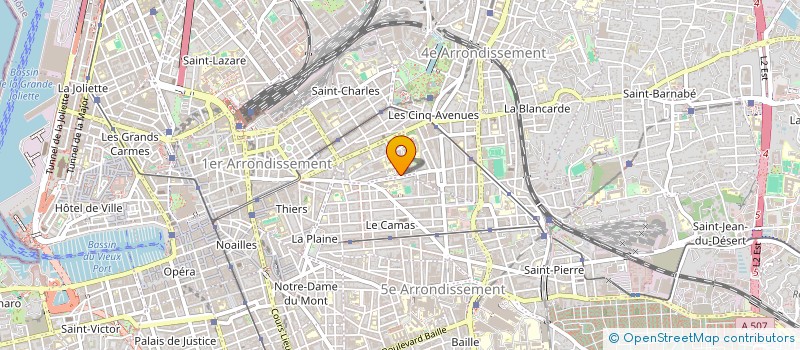 localisation de l'entreprise SCI MARIUS à MARSEILLE