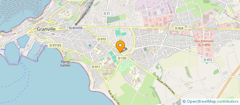 localisation de l'entreprise SCI MARIUS à GRANVILLE