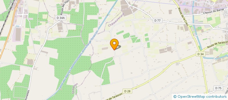 localisation de l'entreprise SCI MARIUS à CHATEAURENARD