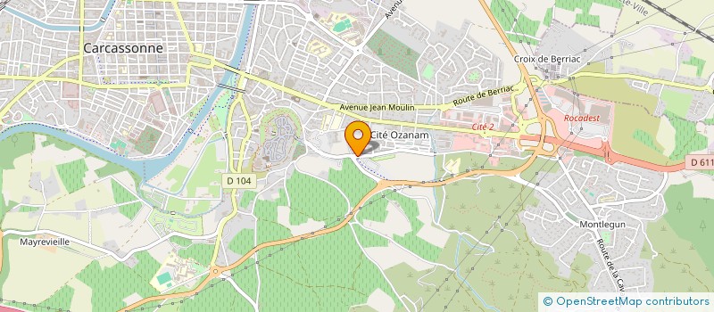 localisation de l'entreprise SCI MARIUS à CARCASSONNE