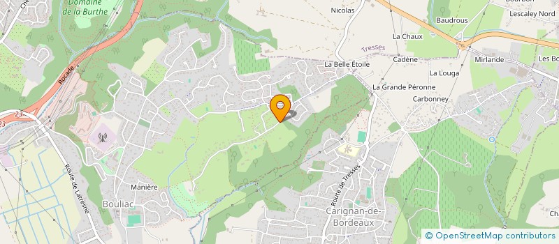 localisation de l'entreprise SCI MARIUS  BOULIAC