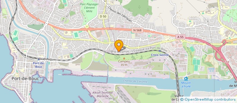 localisation de l'entreprise SCI MARIUS  MARTIGUES