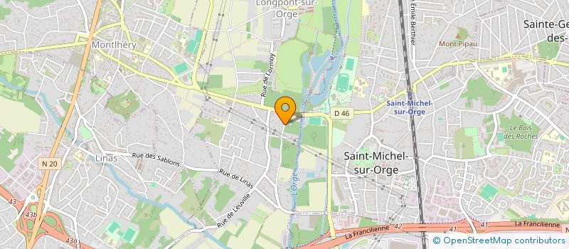 localisation de l'entreprise SCI MARIUS B  LONGPONT-SUR-ORGE