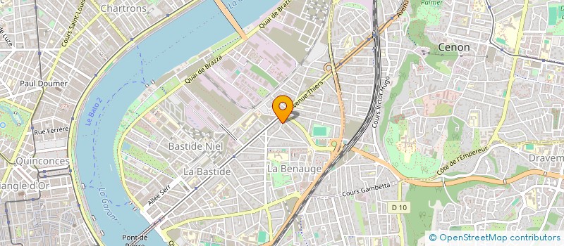 localisation de l'entreprise SCI MARIUS RUBINO  BORDEAUX