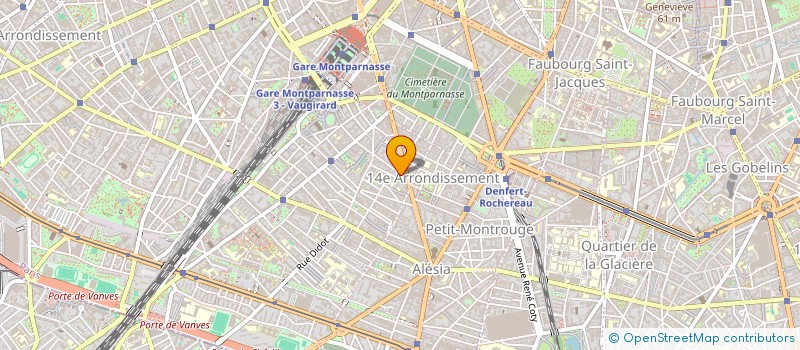 localisation de l'entreprise SCI MARIUS SIDOBRE  PARIS