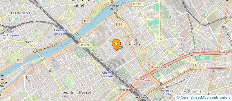 localisation de l'entreprise SCI MARIUS & TOM à CLICHY