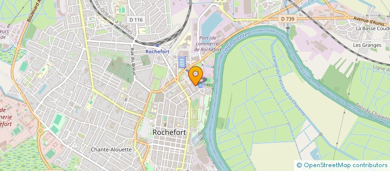 localisation de l'entreprise SCI MARIVAL  ROCHEFORT