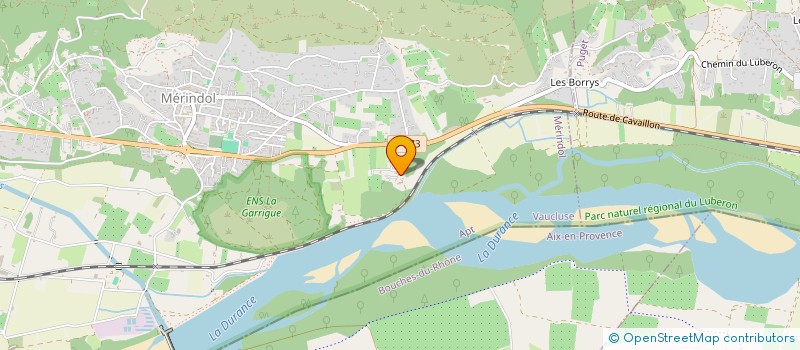 localisation de l'entreprise SCI MARIVAUX  MERINDOL