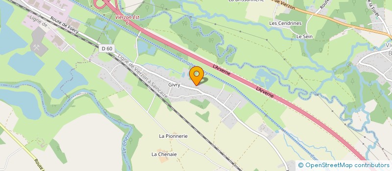 localisation de l'entreprise SCI MARIVAUX  FOECY