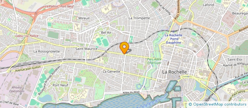 localisation de l'entreprise SCI MARIVAUX  LA ROCHELLE