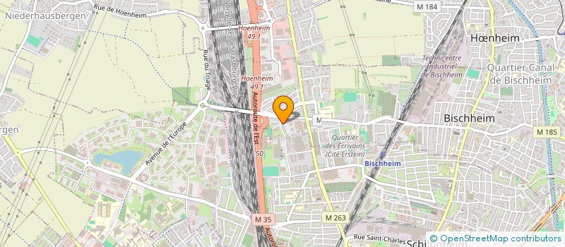 localisation de l'entreprise SCI MARIVAUX  BISCHHEIM