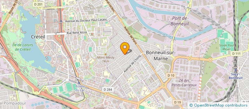 localisation de l'entreprise SCI MARIVAUX  BONNEUIL-SUR-MARNE