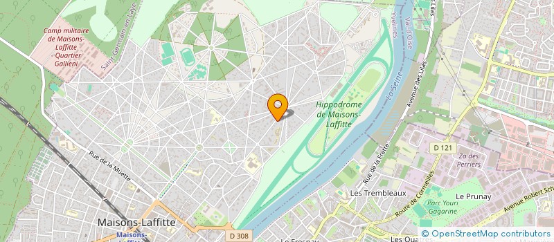 localisation de l'entreprise SCI MARIVEL  MAISONS-LAFFITTE