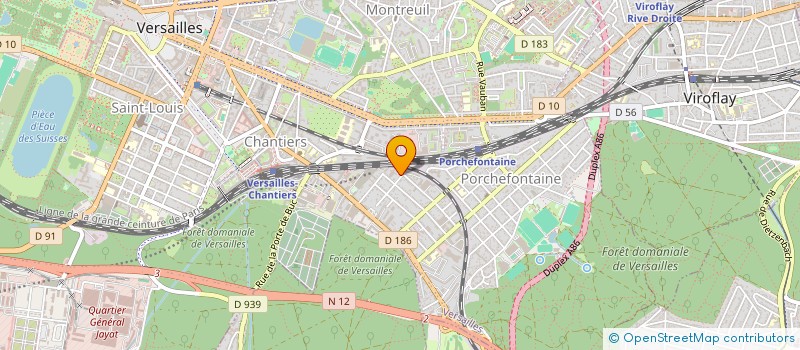 localisation de l'entreprise SCI MARIVEL PORCHEFONTAINE à VERSAILLES