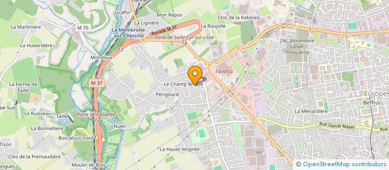 localisation de l'entreprise SCI MARIVELA à SAINT-CYR-SUR-LOIRE