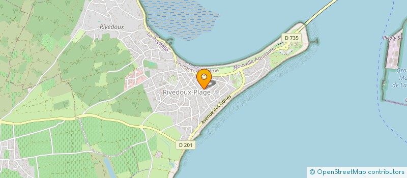 localisation de l'entreprise SCI MARIVOET  RIVEDOUX-PLAGE