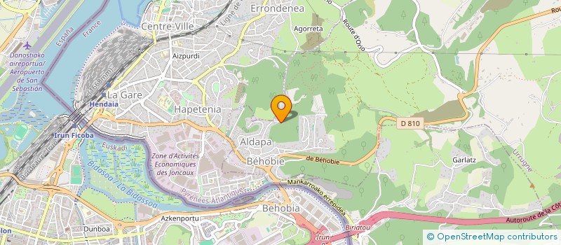 localisation de l'entreprise SCI MARIZABAL  URRUGNE