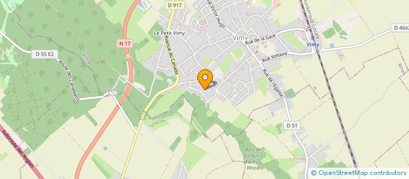 localisation de l'entreprise SCI MARJAC à VIMY