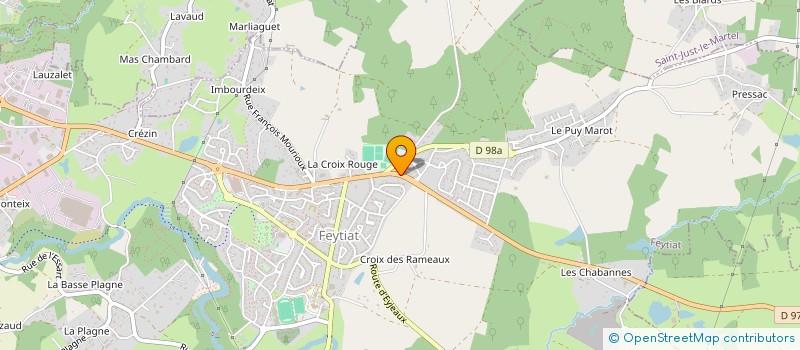 localisation de l'entreprise SCI MARJAC à FEYTIAT