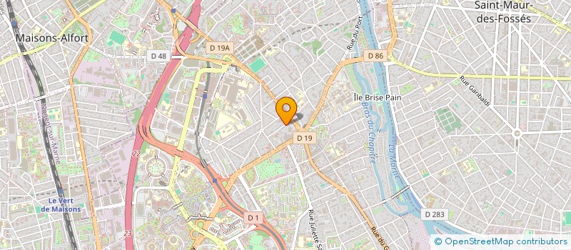 localisation de l'entreprise SCI MARJAC à CRETEIL