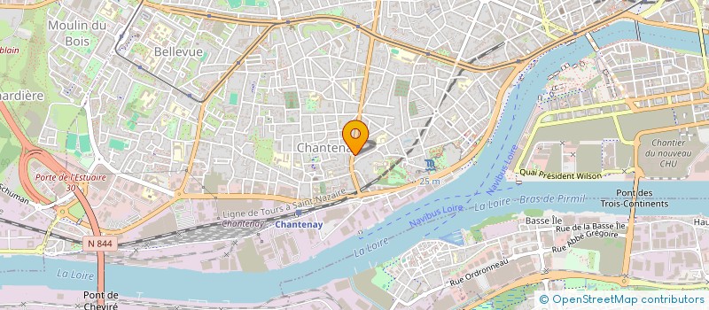 localisation de l'entreprise SCI MARJANE à NANTES