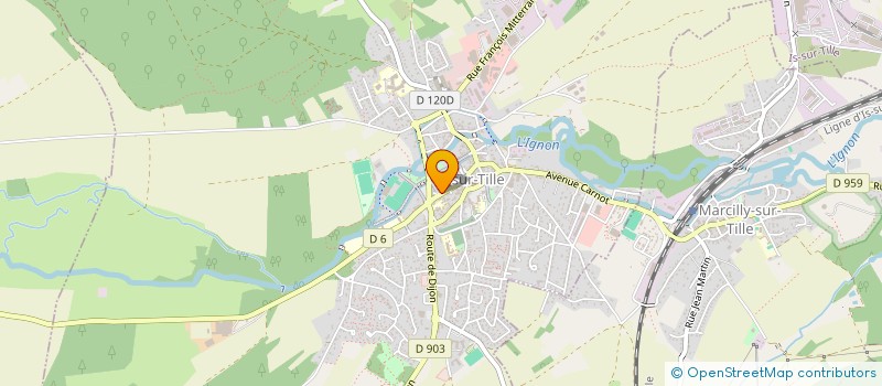localisation de l'entreprise SCI MARJE à IS-SUR-TILLE