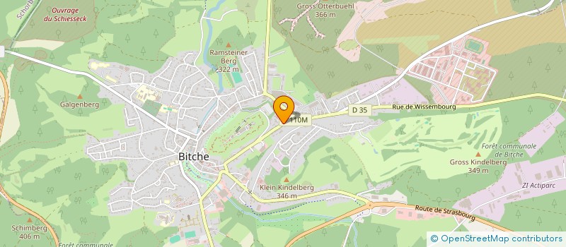 localisation de l'entreprise SCI MARJELO  BITCHE