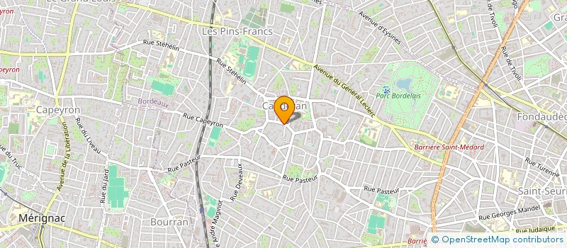 localisation de l'entreprise SCI MARJERIE  BORDEAUX