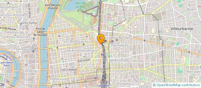 localisation de l'entreprise SCI MARJOLAINE  LYON