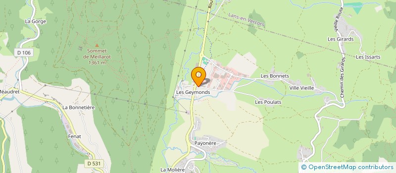 localisation de l'entreprise SCI MARJOLAINE  VILLARD-DE-LANS