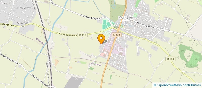 localisation de l'entreprise SCI MARJOLENE à MONTELIER