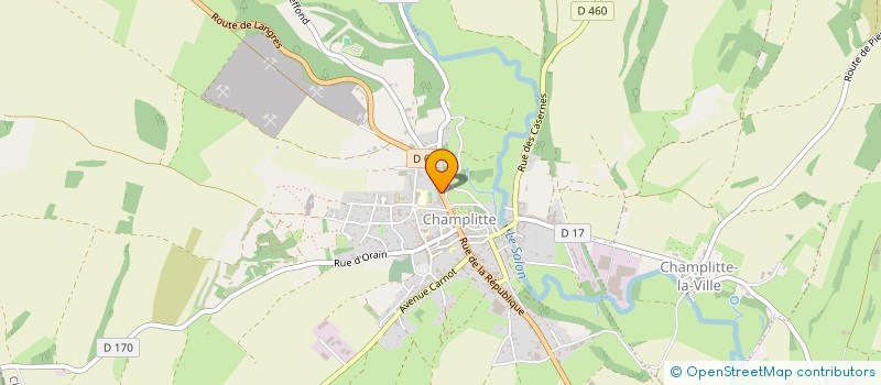 localisation de l'entreprise SCI MARJOLIE à CHAMPLITTE