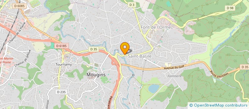 localisation de l'entreprise SCI MARJOLY à MOUGINS